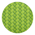 Green Bamboo Print Round Blanket