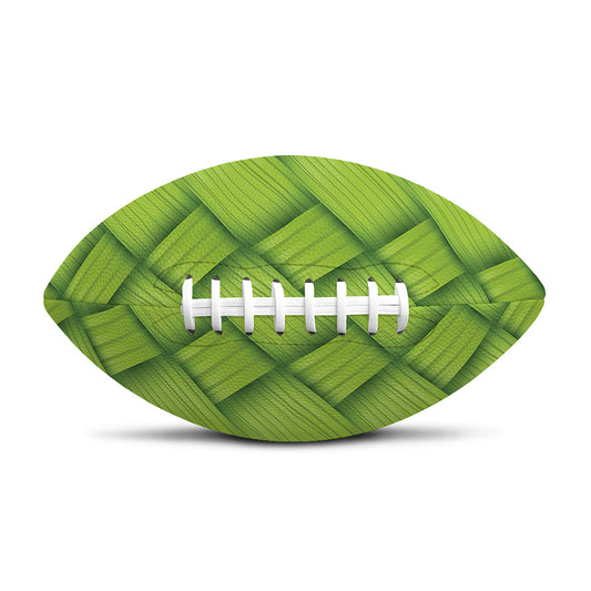Green Bamboo Print Rugby Ball