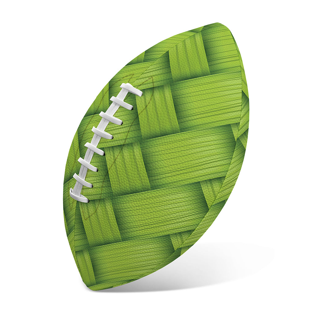 Green Bamboo Print Rugby Ball