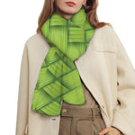 Green Bamboo Print Scarf