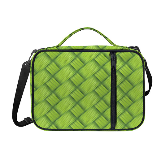 Green Bamboo Print Shoulder Strap Bible Bag