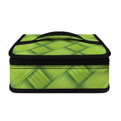 Green Bamboo Print Small Lunch Bag