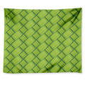 Green Bamboo Print Tapestry