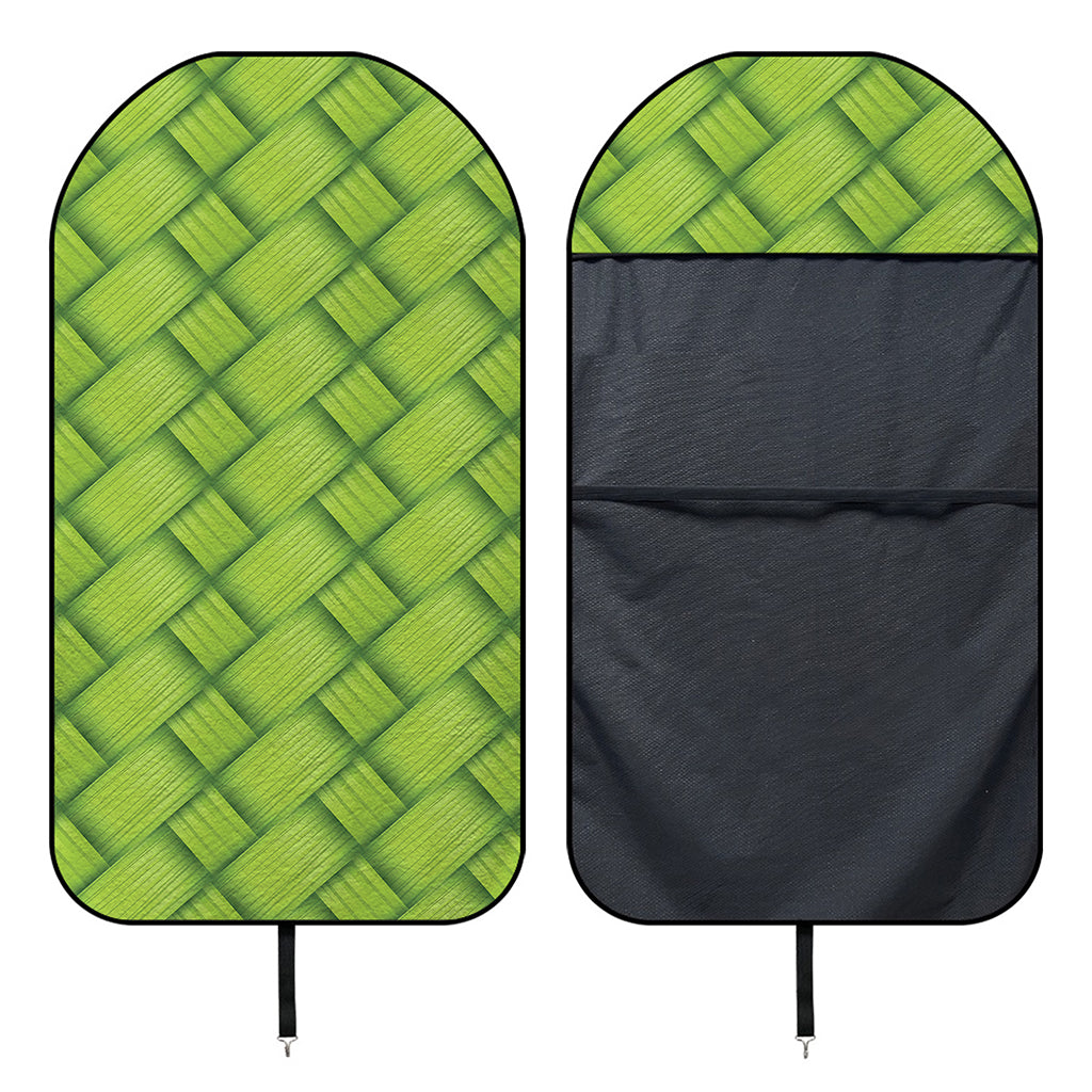 Green Bamboo Print Waterproof Car Seat Cover