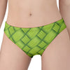 Green Bamboo Print Women's Panties