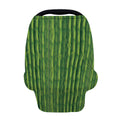 Green Bamboo Tree Pattern Print Baby Seat Cover