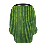 Green Bamboo Tree Pattern Print Baby Seat Cover