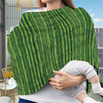 Green Bamboo Tree Pattern Print Baby Seat Cover