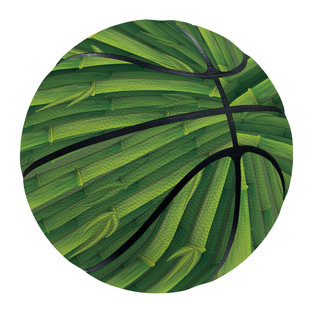 Green Bamboo Tree Pattern Print Basketball