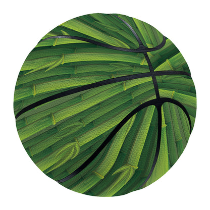 Green Bamboo Tree Pattern Print Basketball