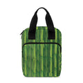 Green Bamboo Tree Pattern Print Bible Tote Bag