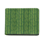 Green Bamboo Tree Pattern Print Bifold Wallet