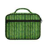 Green Bamboo Tree Pattern Print Briefcase Bible Bag