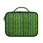 Green Bamboo Tree Pattern Print Briefcase Bible Bag