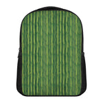 Green Bamboo Tree Pattern Print Casual Backpack