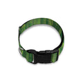 Green Bamboo Tree Pattern Print Dog Collar