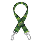 Green Bamboo Tree Pattern Print Dog Seat Belt
