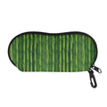 Green Bamboo Tree Pattern Print Glasses Case