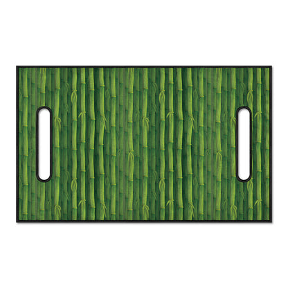 Green Bamboo Tree Pattern Print Golf Cart Seat Cover