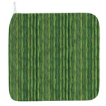 Green Bamboo Tree Pattern Print Hand Towel