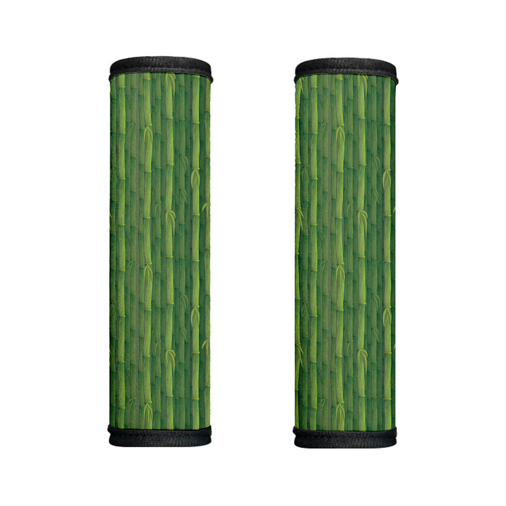 Green Bamboo Tree Pattern Print Handle Covers