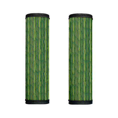 Green Bamboo Tree Pattern Print Handle Covers