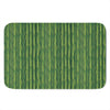 Green Bamboo Tree Pattern Print Indoor Door Mat