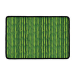 Green Bamboo Tree Pattern Print Kitchen Mat