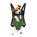 Green Bamboo Tree Pattern Print Pet Carrier Backpack