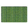 Green Bamboo Tree Pattern Print Polyester Doormat