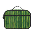 Green Bamboo Tree Pattern Print Portable Lunch Bag
