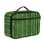 Green Bamboo Tree Pattern Print Portable Lunch Bag