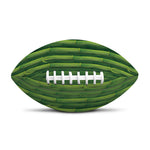 Green Bamboo Tree Pattern Print Rugby Ball