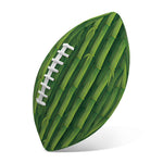Green Bamboo Tree Pattern Print Rugby Ball