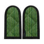 Green Bamboo Tree Pattern Print Skillet Handle Cover