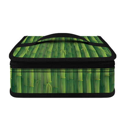 Green Bamboo Tree Pattern Print Small Lunch Bag