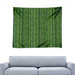 Green Bamboo Tree Pattern Print Tapestry