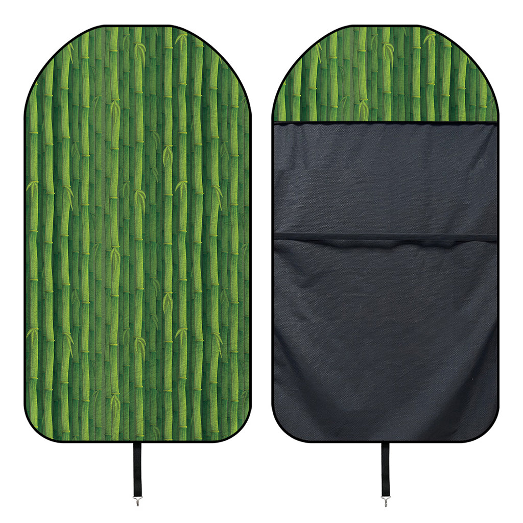 Green Bamboo Tree Pattern Print Waterproof Car Seat Cover