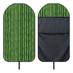 Green Bamboo Tree Pattern Print Waterproof Car Seat Cover