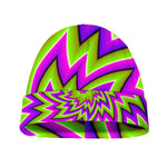 Green Big Bang Moving Optical Illusion Beanie
