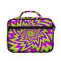 Green Big Bang Moving Optical Illusion Briefcase Bible Bag