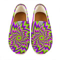 Green Big Bang Moving Optical Illusion Casual Shoes