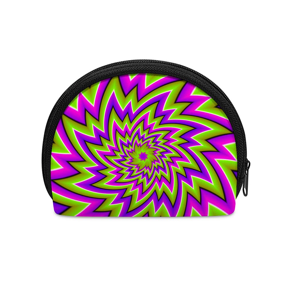Green Big Bang Moving Optical Illusion Coin Purse