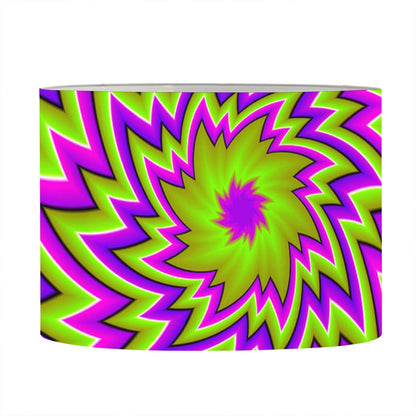 Green Big Bang Moving Optical Illusion Drum Lamp Shade