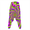 Green Big Bang Moving Optical Illusion Hammer Pants