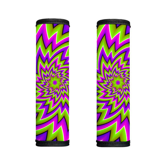 Green Big Bang Moving Optical Illusion Handle Covers