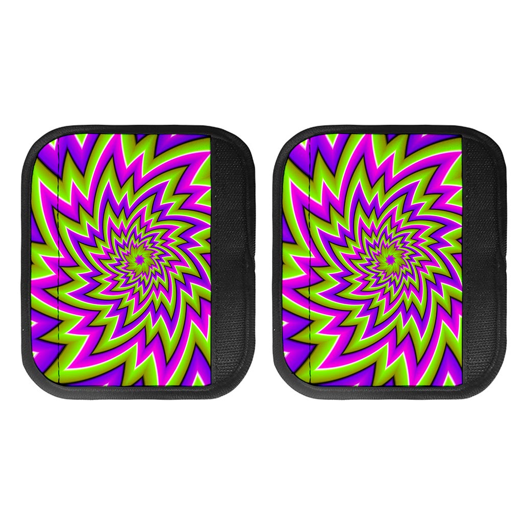 Green Big Bang Moving Optical Illusion Handle Covers