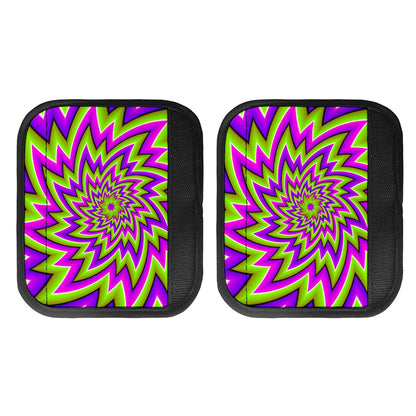 Green Big Bang Moving Optical Illusion Handle Covers