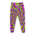 Green Big Bang Moving Optical Illusion Jogger Pants