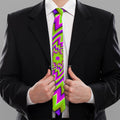 Green Big Bang Moving Optical Illusion Necktie